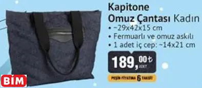 M.BOTTİ STUDİO'S KAPİTONE OMUZ ÇANTASI